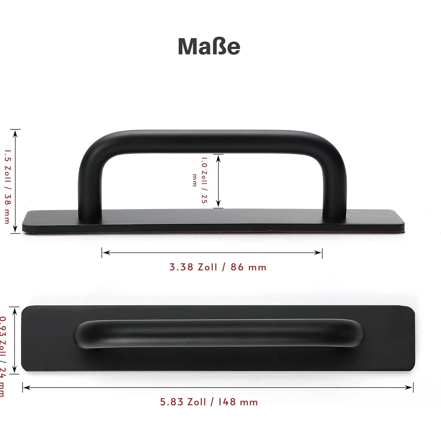 Serenosole™ StickMate Schrankgriff | Selbstklebende Cabinet Handles | Beliebteste Schrankgriffe 2024 (1+1 GRATIS)