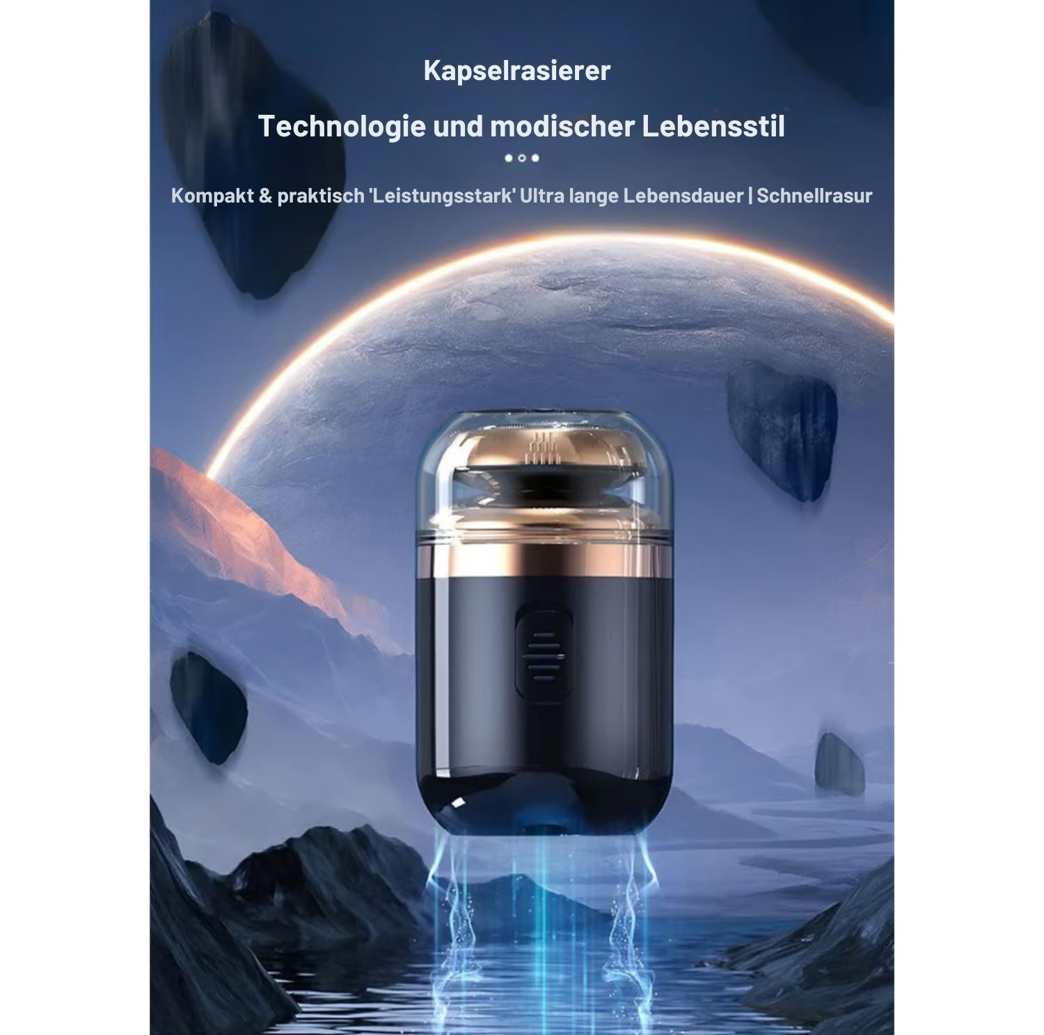 Serenosole™ SwiftShave Mini Tragbarer Elektrorasierer | Glatter Rasur überall, jederzeit | Dein Lieblingsreise-Rasierer 2024
