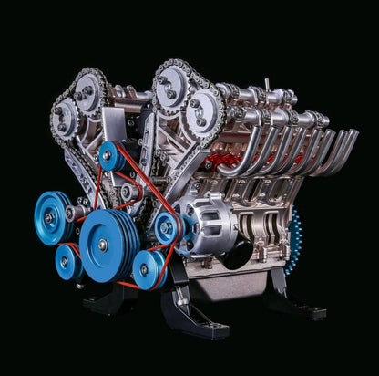 Serenosole™ EngineCrafter V8-Motor | Bauen, lernen und deinen eigenen Mini-V8-Motor starten
