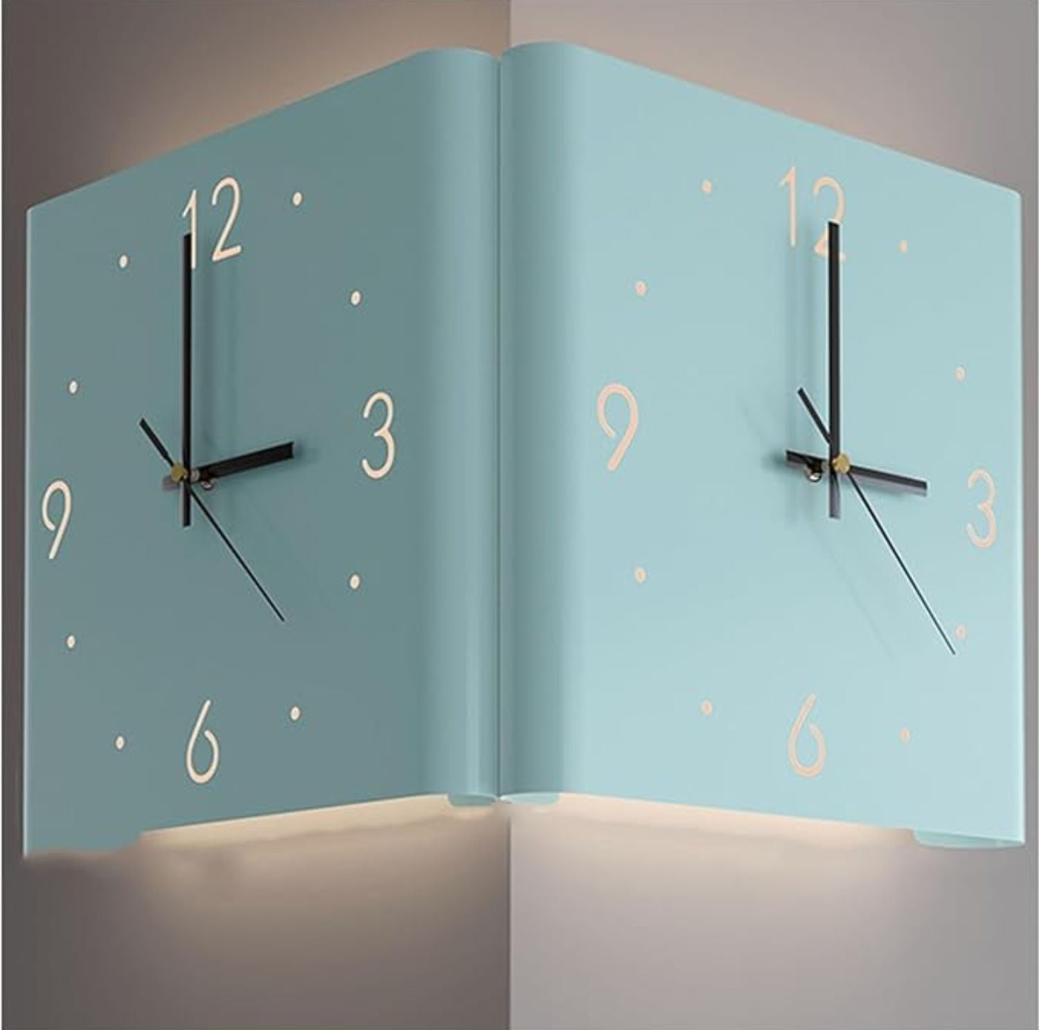 Serenosole™ TimeEdge Eckenrand Uhr | Passt nahtlos in Ecken und sieht dabei stilvoll aus | Trendigste Eckuhr 2024