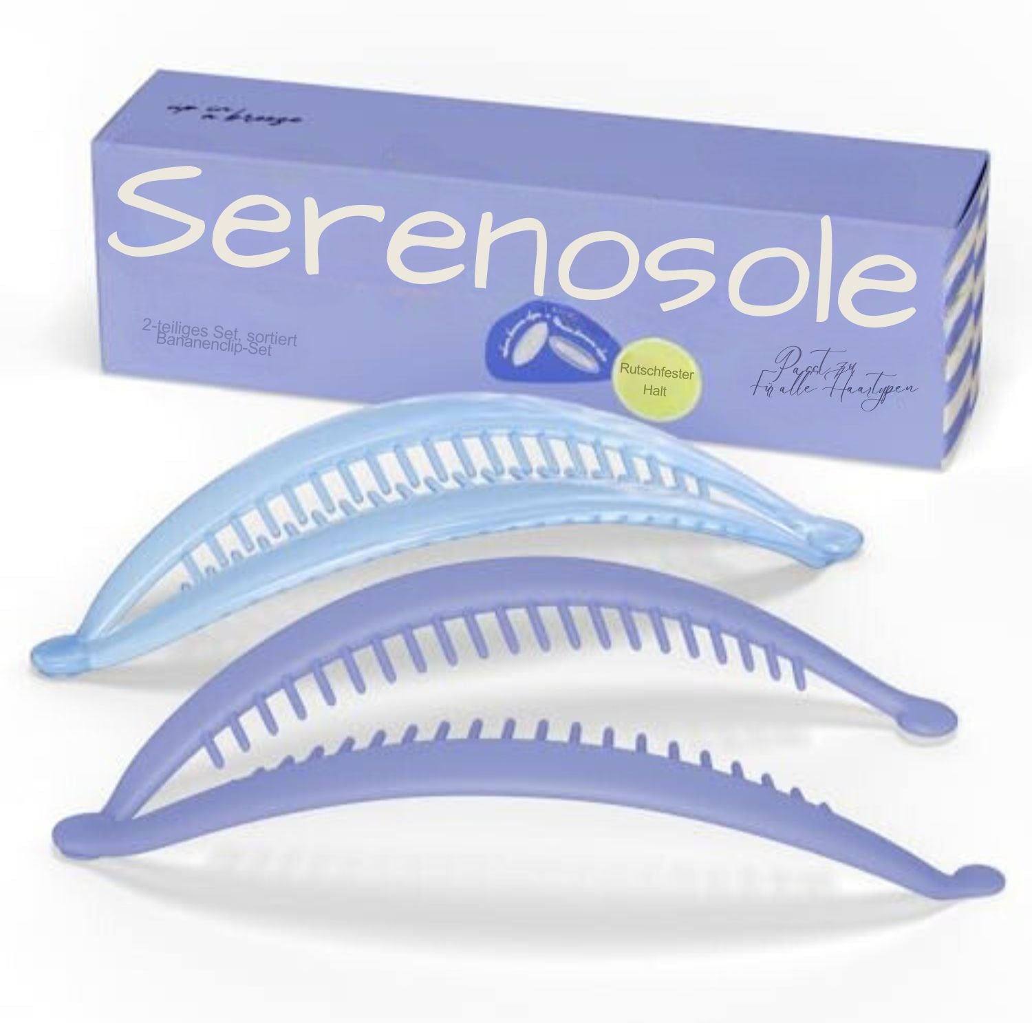 Serenosole™ FlexiClip Bananenclip | Hält das Haar sicher an Ort und Stelle (2+2 GRATIS)