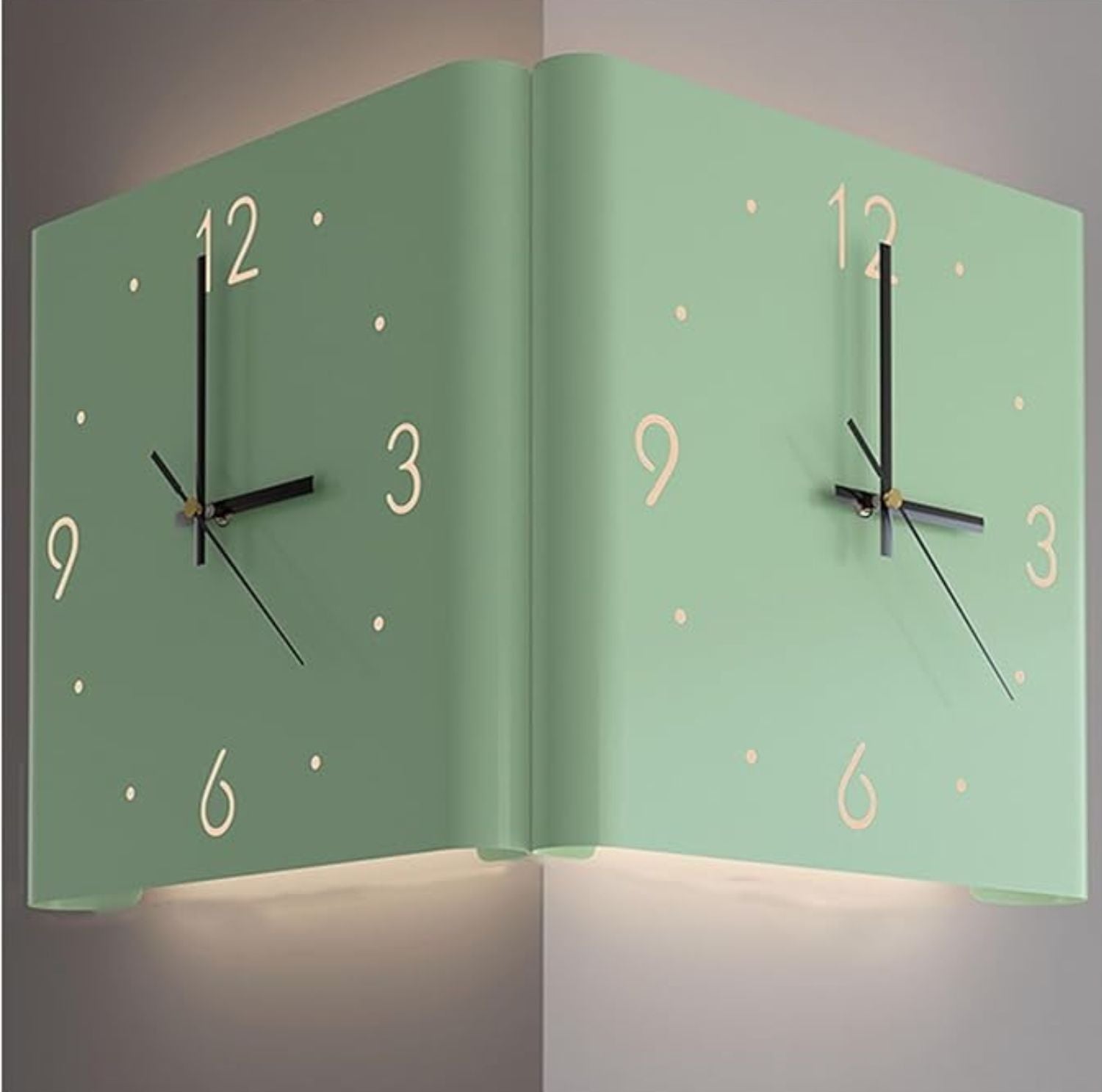 Serenosole™ TimeEdge Eckenrand Uhr | Passt nahtlos in Ecken und sieht dabei stilvoll aus | Trendigste Eckuhr 2024
