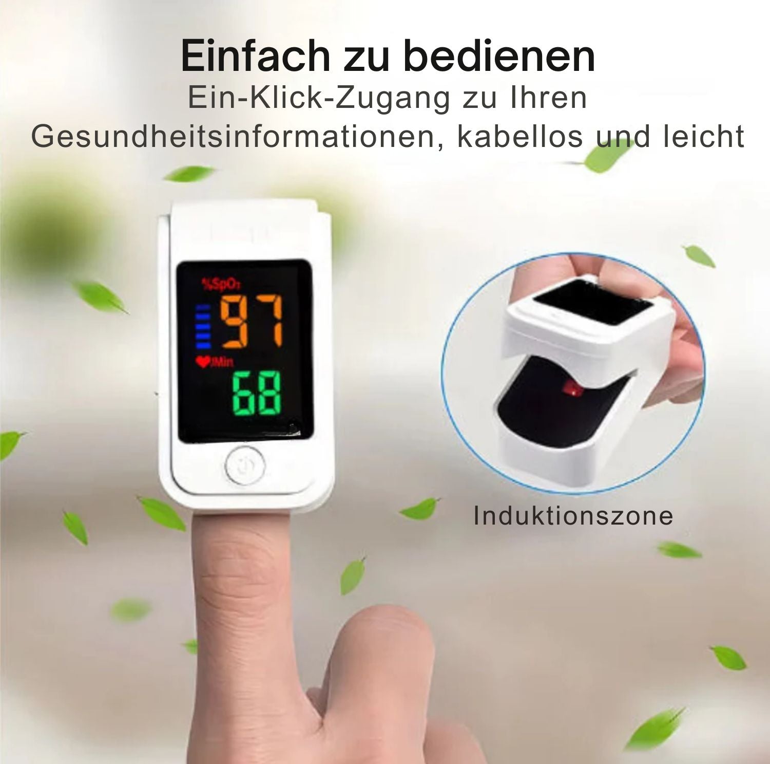 Serenosole™ GluCare Blutzuckermessgerät | Schmerzfreie Gesundheitsüberwachung mit High-Tech-Verstand