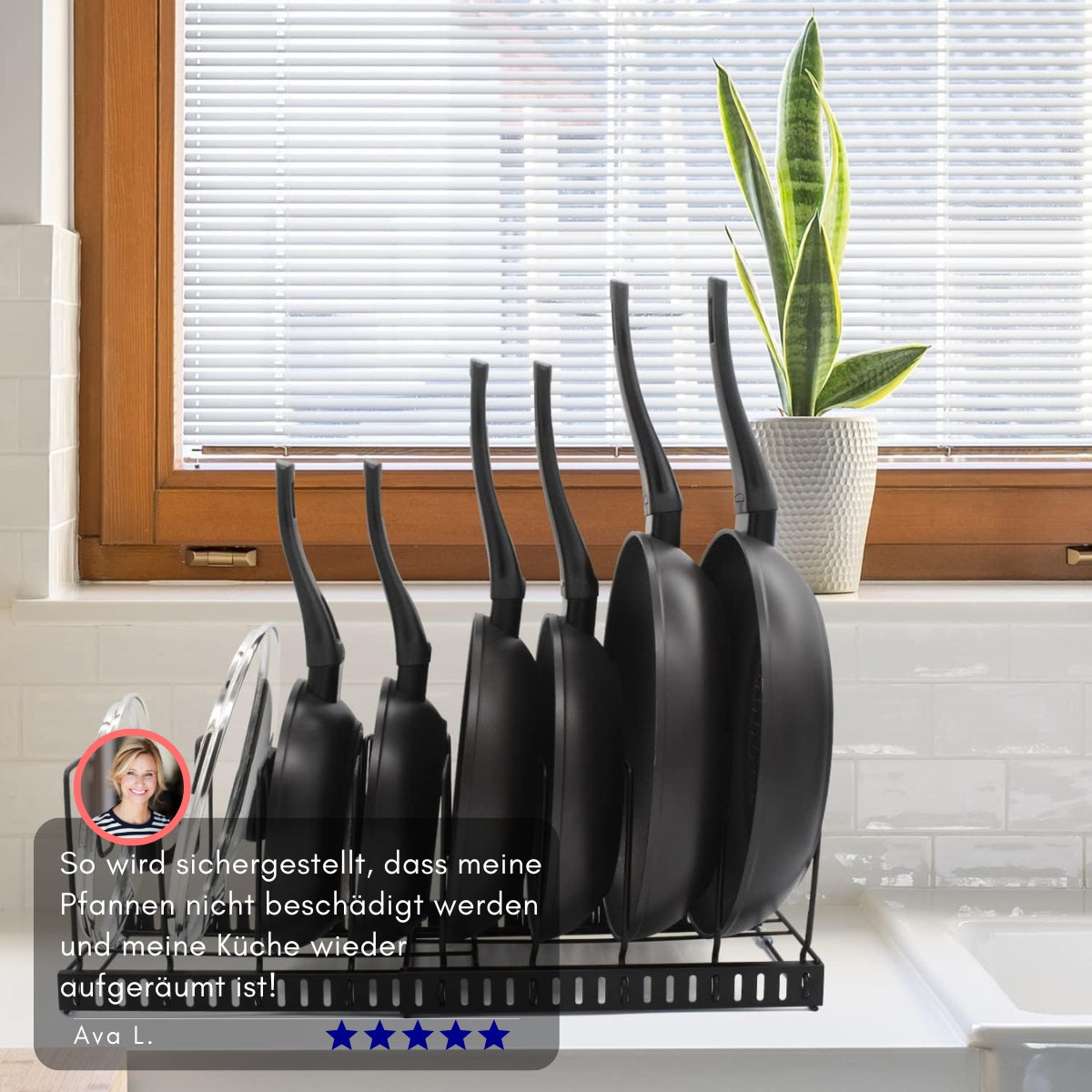 Sérénosols™Pan Harmony Acier Inoxydable | Organisez et protégez vos casseroles