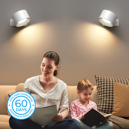 Serenosole™ Aurora 360° Wandleuchte | Moderne, kabellose LED-Beleuchtung (1+1 GRATIS)