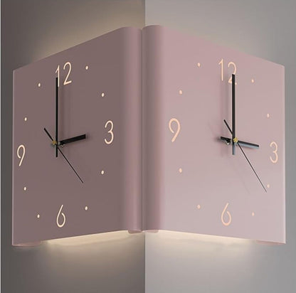 Serenosole™ TimeEdge Eckenrand Uhr | Passt nahtlos in Ecken und sieht dabei stilvoll aus | Trendigste Eckuhr 2024