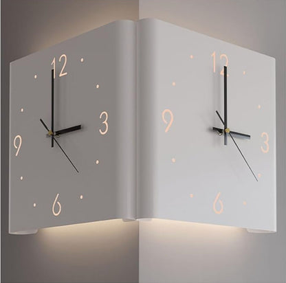 Serenosole™ TimeEdge Eckenrand Uhr | Passt nahtlos in Ecken und sieht dabei stilvoll aus | Trendigste Eckuhr 2024