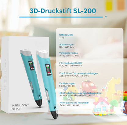 Serenosole™ DreamPen 3D-Stift | Entfalte deine Kreativität mit endlosen 3D-Designs (+ GRATIS Komplettpaket)
