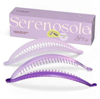 Serenosole™ FlexiClip Bananenclip | Hält das Haar sicher an Ort und Stelle (2+2 GRATIS)