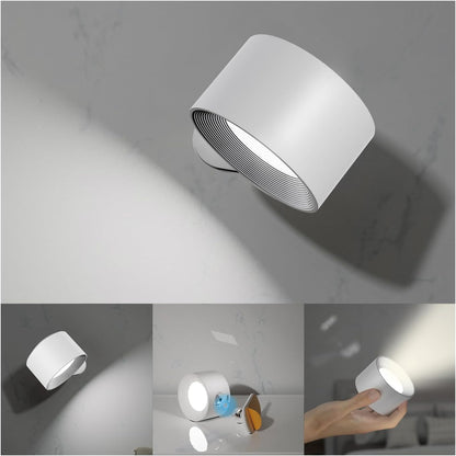 Serenosole™ Aurora 360° Wandleuchte | Moderne, kabellose LED-Beleuchtung (1+1 GRATIS)