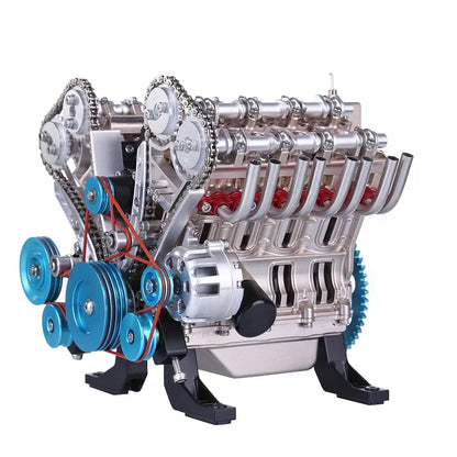 Serenosole™ EngineCrafter V8-Motor | Bauen, lernen und deinen eigenen Mini-V8-Motor starten