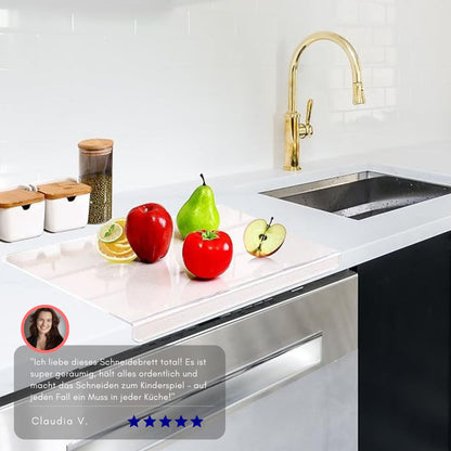 Serenosole™ EasyChop | Schneiden, hacken und mühelos aufräumen | Beste Küchen Schneidebrett 2025