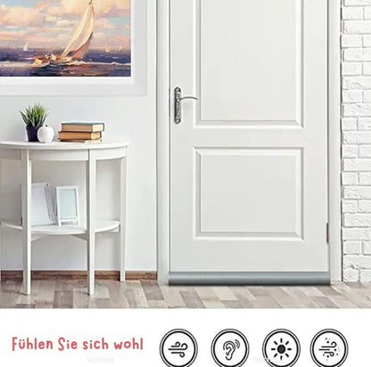 Serenosole™ DoorCushion| Blockiert kalte Zugluft und Lärm | Beste Lösung gegen Kälte 2024 (2+2 GRATIS)