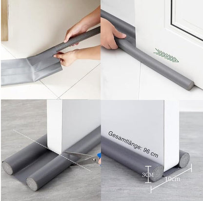 Serenosole™ DoorCushion| Blockiert kalte Zugluft und Lärm | Beste Lösung gegen Kälte 2024 (2+2 GRATIS)