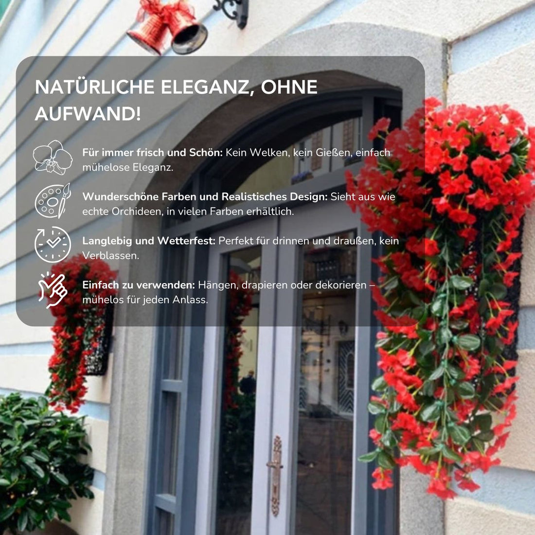 Serenosole™ EverBloom | Elegante, herabfließende Orchideen – Schönheit, die ewig hält | Beste Kunstblume 2025