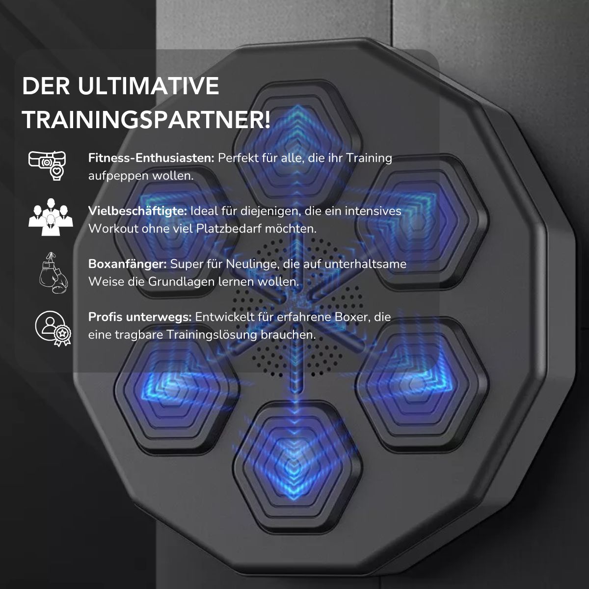 Serenosole™ SyncFit Boxtrainer | Workout mit Beats, die dich in Bewegung halten (+ GRATIS Boxhandschuhe)