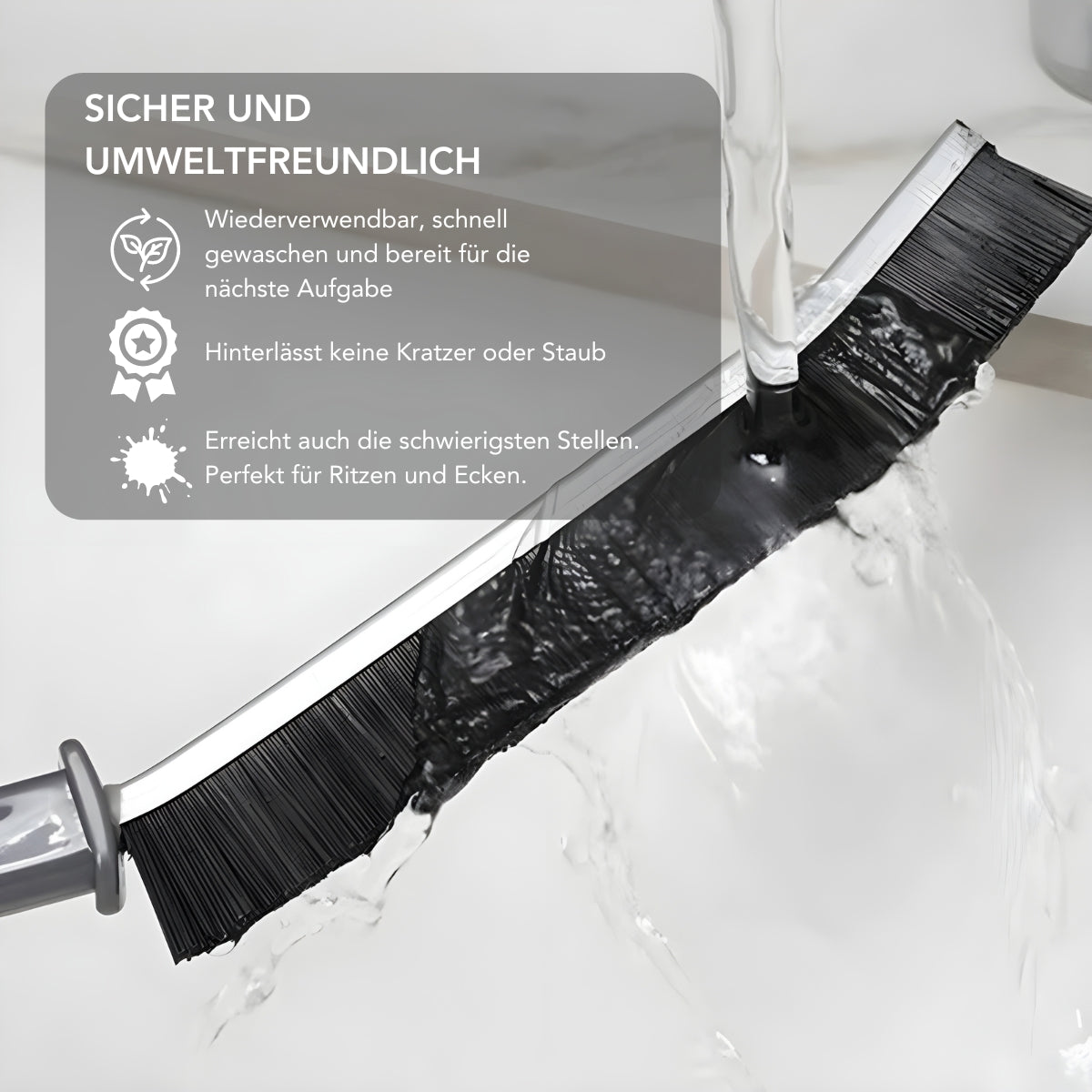 Serenosole™ Gleamgrip Bürste | Für schwierige Kanten und Ecken (3+2 GRATIS)