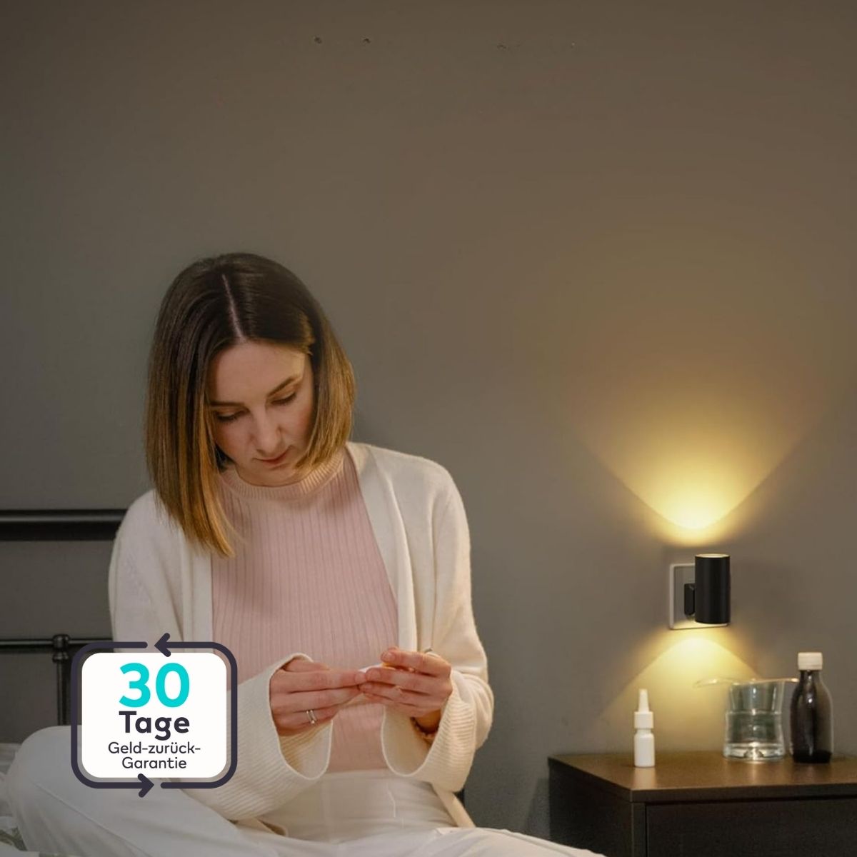 Serenosole™ NightAura Dimmbares LED-Nachtlicht | Stelle das Licht ganz nach deinem Wunsch ein – Tag und Nacht