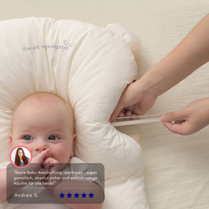 Serenosole™ DreamBuddy | Hält dein Baby bequem und schläft ruhig | Gesündestes Babykissen 2025