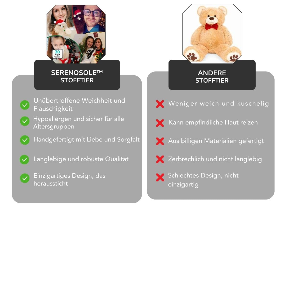 Serenosole™ CozyCuddle Flauschiges Alpaka | Das weichste, flauschigste Kuscheln, das du je erleben wirst