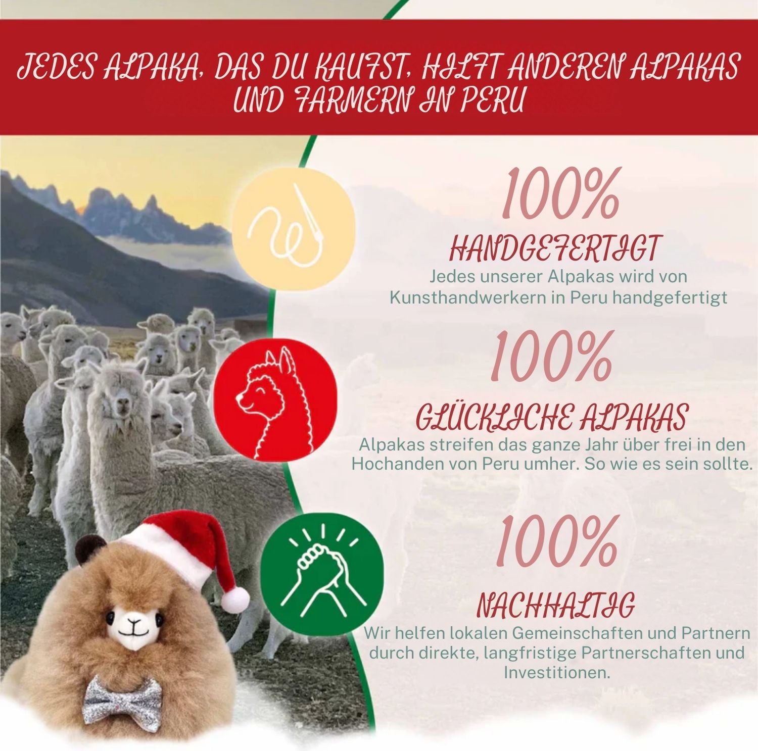 Serenosole™ CozyCuddle Flauschiges Alpaka | Das weichste, flauschigste Kuscheln, das du je erleben wirst