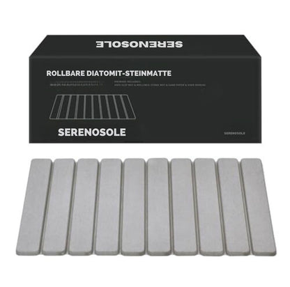 Serenosole™ FoldDry Faltbare Stein-Badematte | Trocknet super schnell und lässt sich leicht zusammenfalten | Schnellst Trocknende Matte 2024
