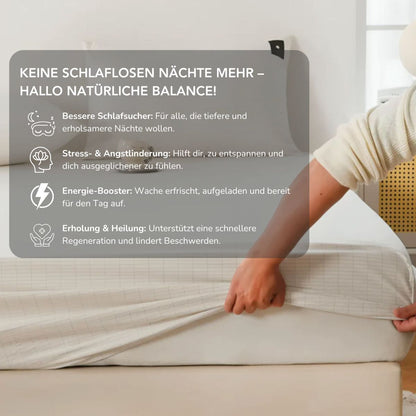 Serenosole™ GroundEase | Verbinde dich im Schlaf mit der Erde für besseren Schlaf &amp; mehr Energie | Ultimatives Erdungs-Bettlaken 2025