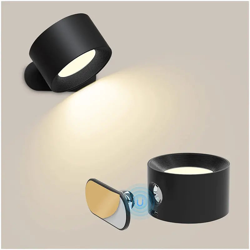 Serenosole™ Aurora 360° Wandleuchte | Moderne, kabellose LED-Beleuchtung (1+1 GRATIS)