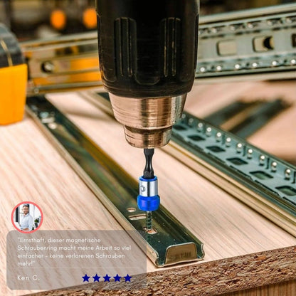 Serenosole™ GripMaster Magnetischer Schraubenring | Nie wieder eine Schraube verlieren | Die smarteste Art, Schrauben zu behalten 2024 (2+2 GRATIS)