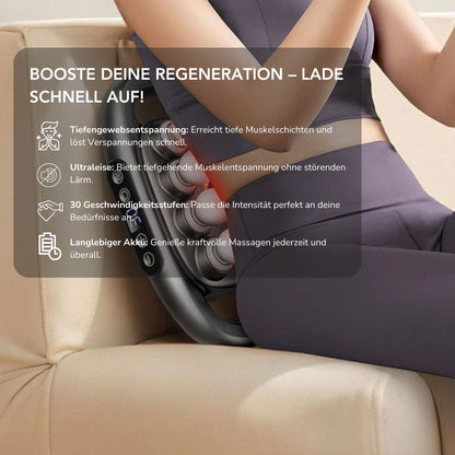 Serenosole™ MuscleEase | Kraftvolle Tiefengewebsmassage für sofortige Entspannung | Leistungsstärkste Massagepistole 2025