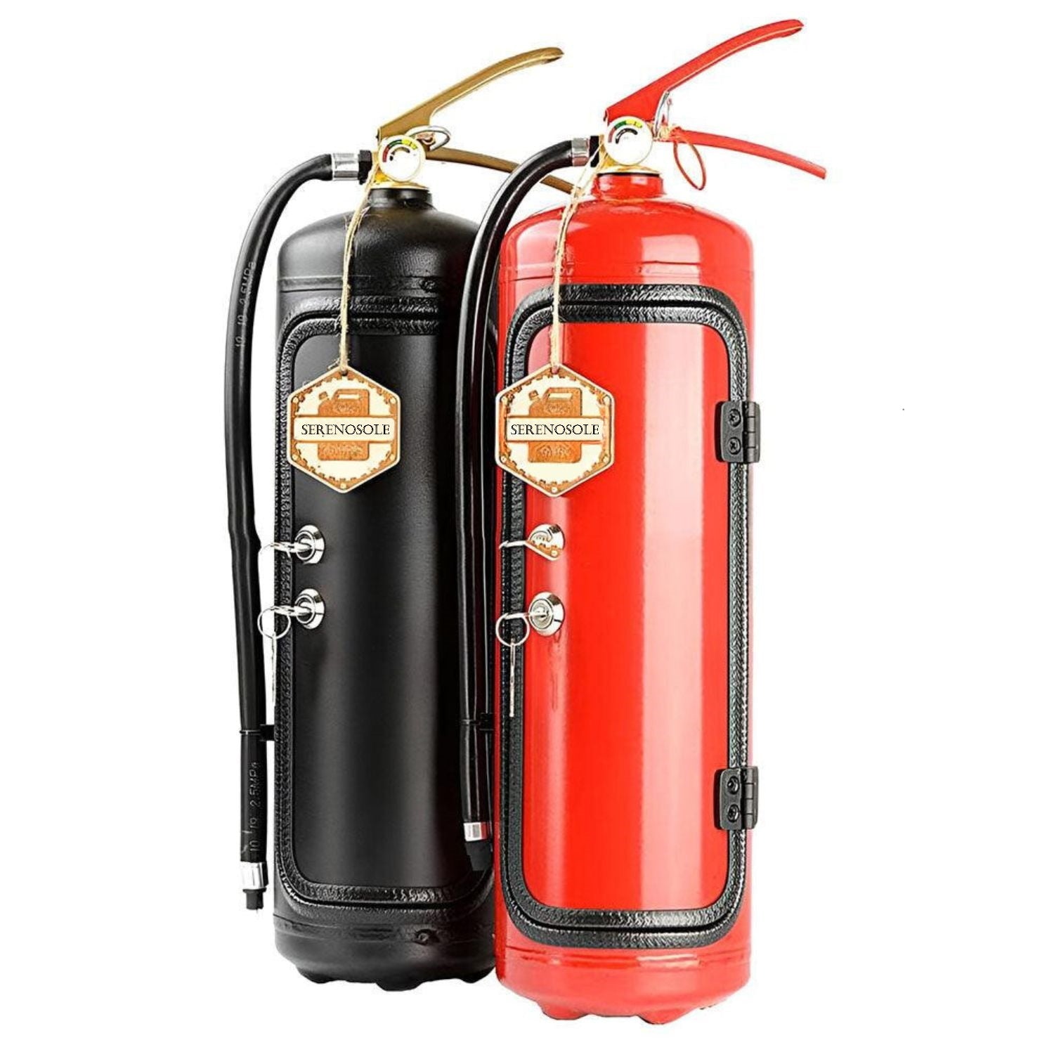 Serenosole™ FireBottle Bar Mini-Bar im Feuerlöscher | Ein Feuerlöscher, der Getränke serviert
