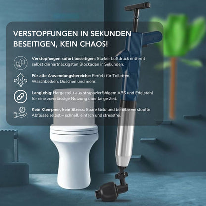 Serenosole™ ClogBlaster | Sprengt hartnäckige Verstopfungen in Sekunden weg | Leistungsstärkster Rohrreiniger 2025