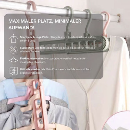 Serenosole™ FlexHanger | Halte deinen Kleiderschrank perfekt organisiert | Bester Multifunktionaler Kleiderbügel 2025 (1+1 GRATIS)