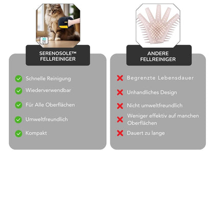 Serenosole™ Petease | Entfernt mühelos Tierhaare, Staub und Fussel in Sekunden (1+1 GRATIS)
