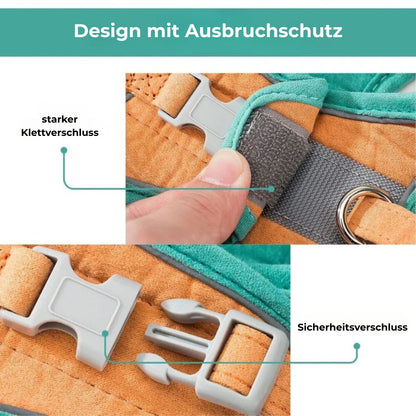 Serenosole™ CatVenture | Bequemes Anti-Ausbruch-Geschirr für Katzen | Mehr Bewegung, weniger Sorgen (1+1 GRATIS)