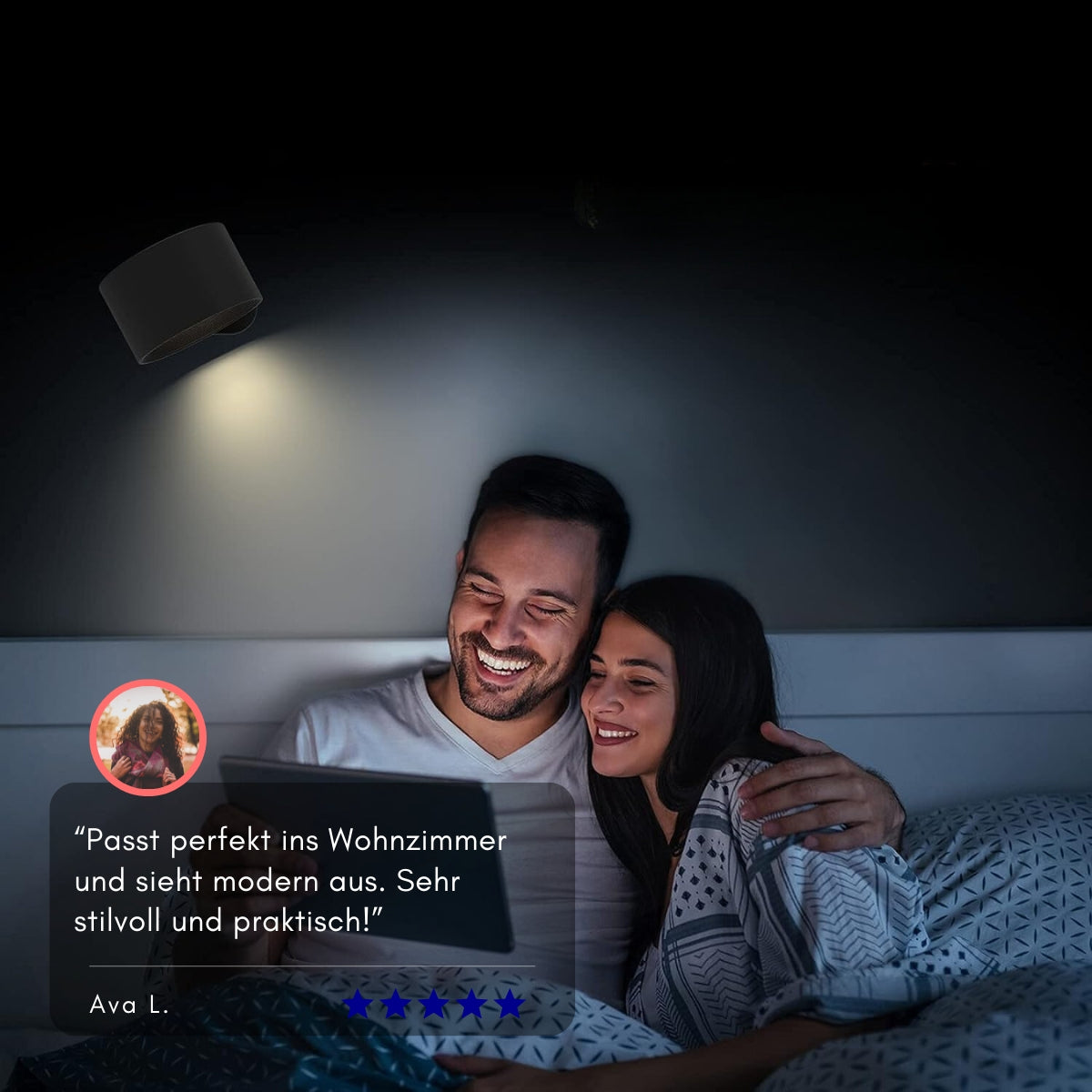 Serenosole™ Aurora 360° Wandleuchte | Moderne, kabellose LED-Beleuchtung (1+1 GRATIS)