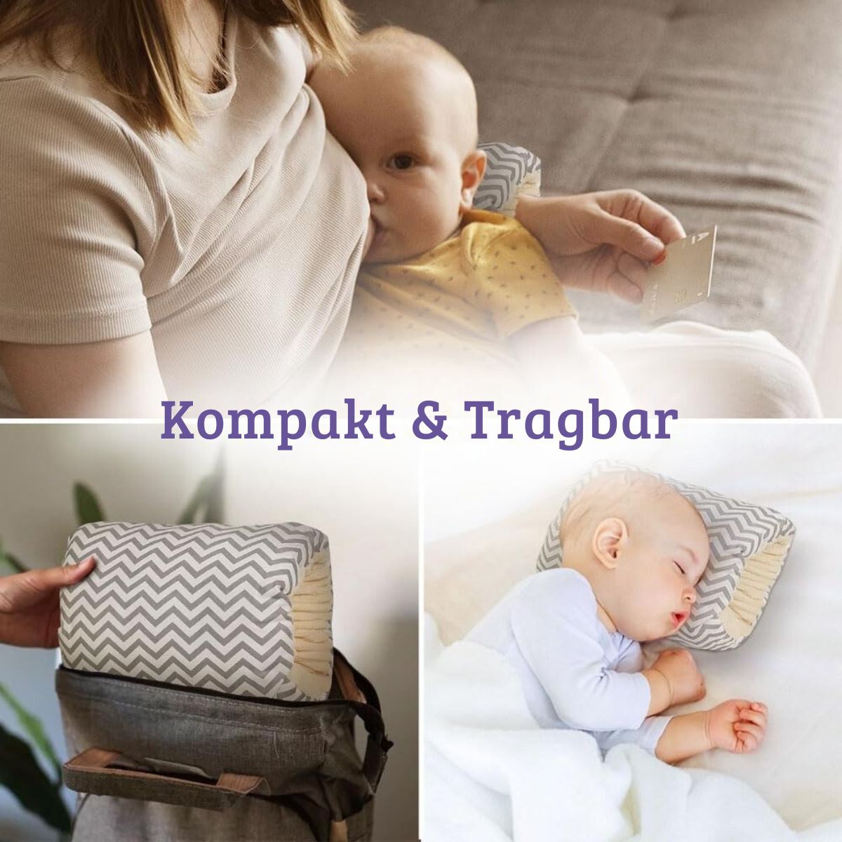 Serenosole™ CradleComfort KuschelKissen | Das Bequemste Kissen für Einfaches Stillen | Top Arm-Kissen für Babys 2024