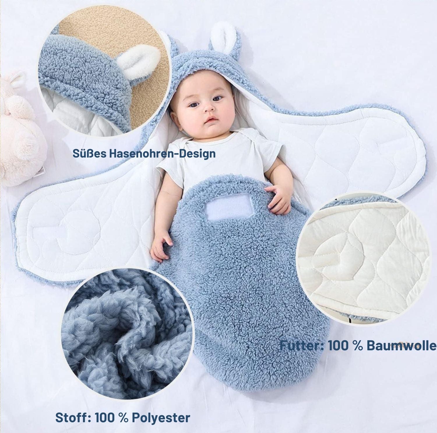 Serenosole™ LittleNest Babyschlafsack | Wolkenweicher Komfort für die süßesten Träume | Sanftester Baby-Schlafsack 2024