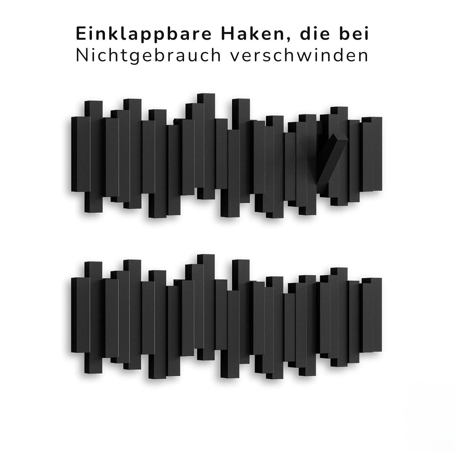 Serenosole™ FlexiHang Klavier-Kleiderständer | Hält alles organisiert und maximiert den Platz an der Wand | Stilvolles Wandgarderobe 2024