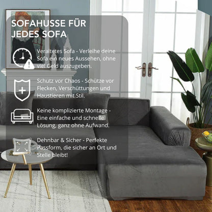 Serenosole™ EleganceStretch Elastische Bankabdeckung | Stilvoller Schutz vor Abnutzung und Flecken | Bester Bankschutz 2024